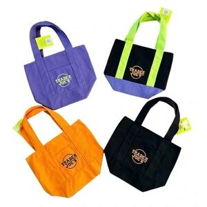 Trader Joe's Women's Tote Bag Set - Purple, Orange, Black, multi color